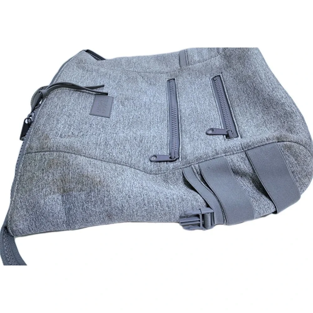 Dagne Dover Backpack Indi Diaper Bag Heather Grey Travel Pack Baby Sack Large